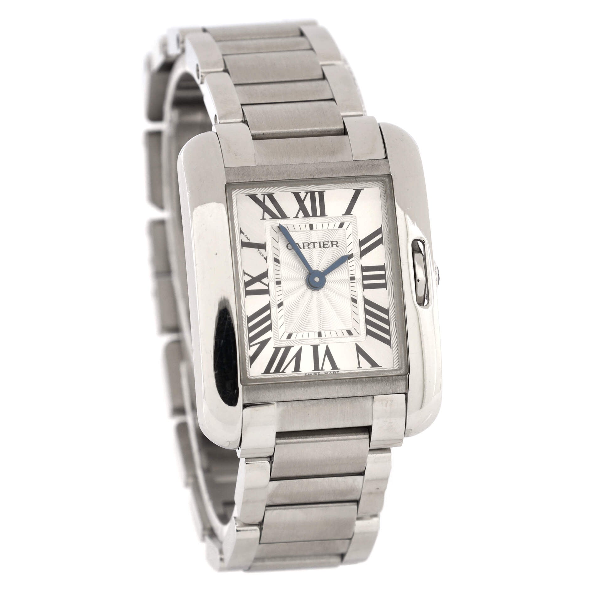 Tank Anglaise Quartz Watch Stainless Steel 23