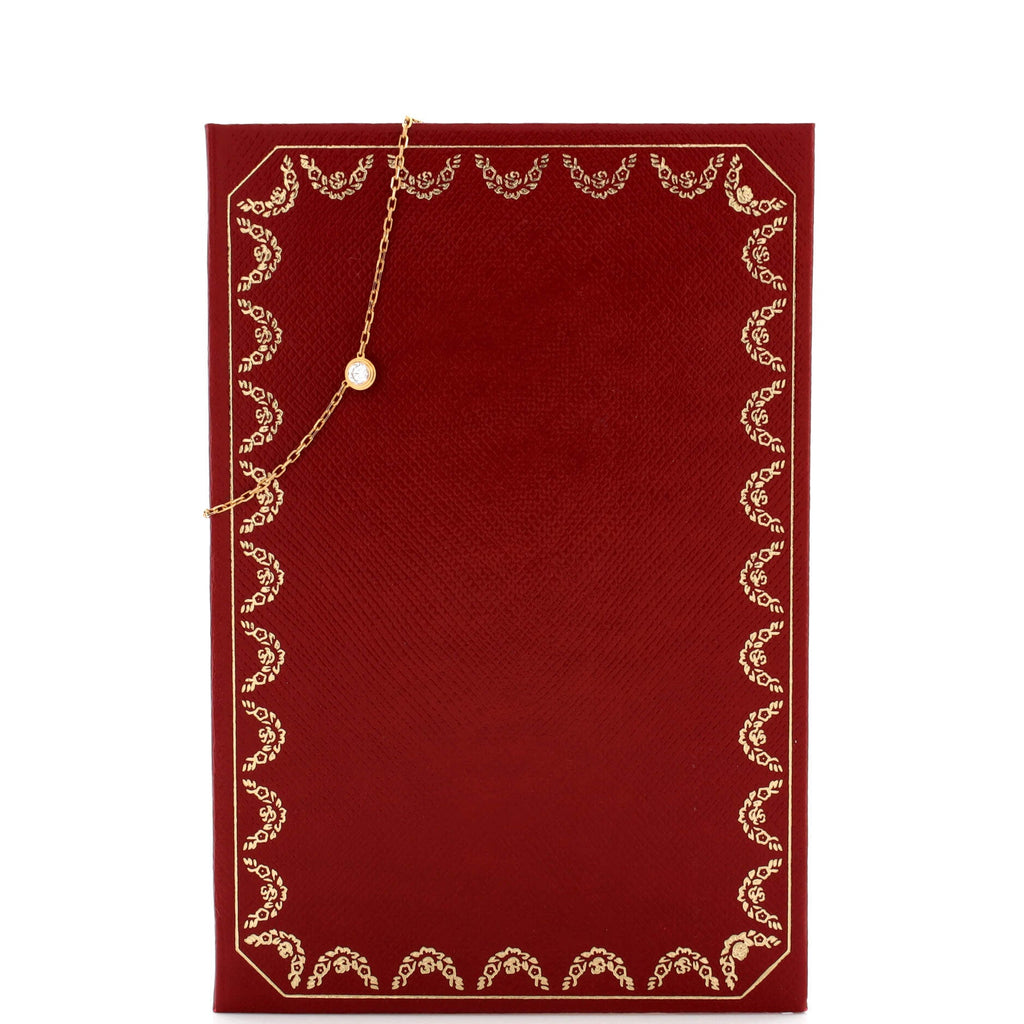 Cartier D'Amour Pendant Necklace 18K Rose Gold with Diamond Small