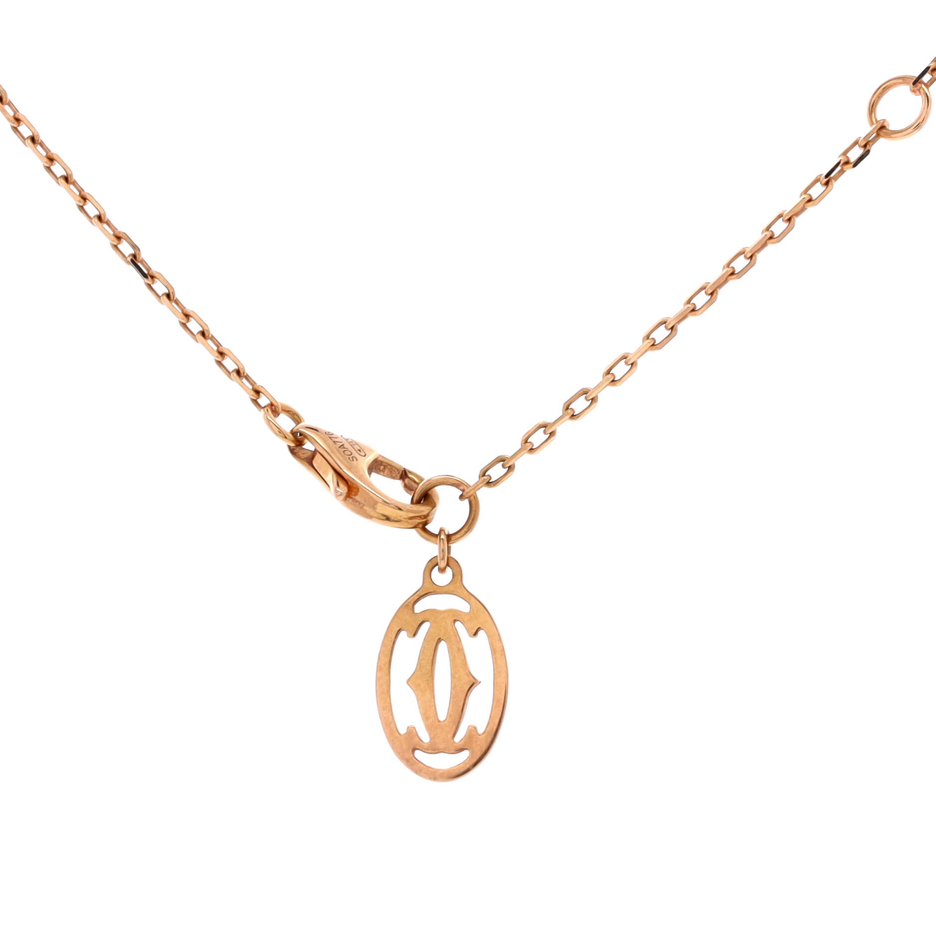 Cartier D'Amour Pendant Necklace 18K Rose Gold with Diamond Small