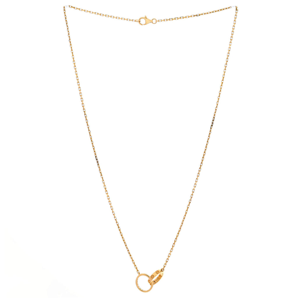 Love Interlocking Necklace 18K Yellow Gold