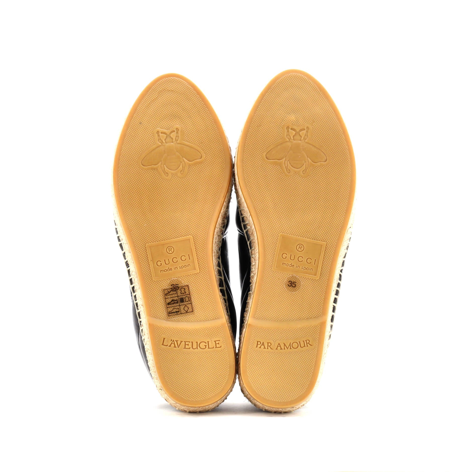 Women's GG Marmont Espadrilles Matelasse Leather