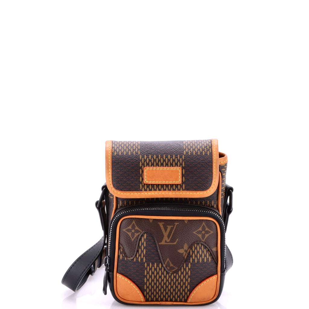 Nigo Amazone Messenger Bag Limited Edition Giant Damier and Monogram Canvas Nano