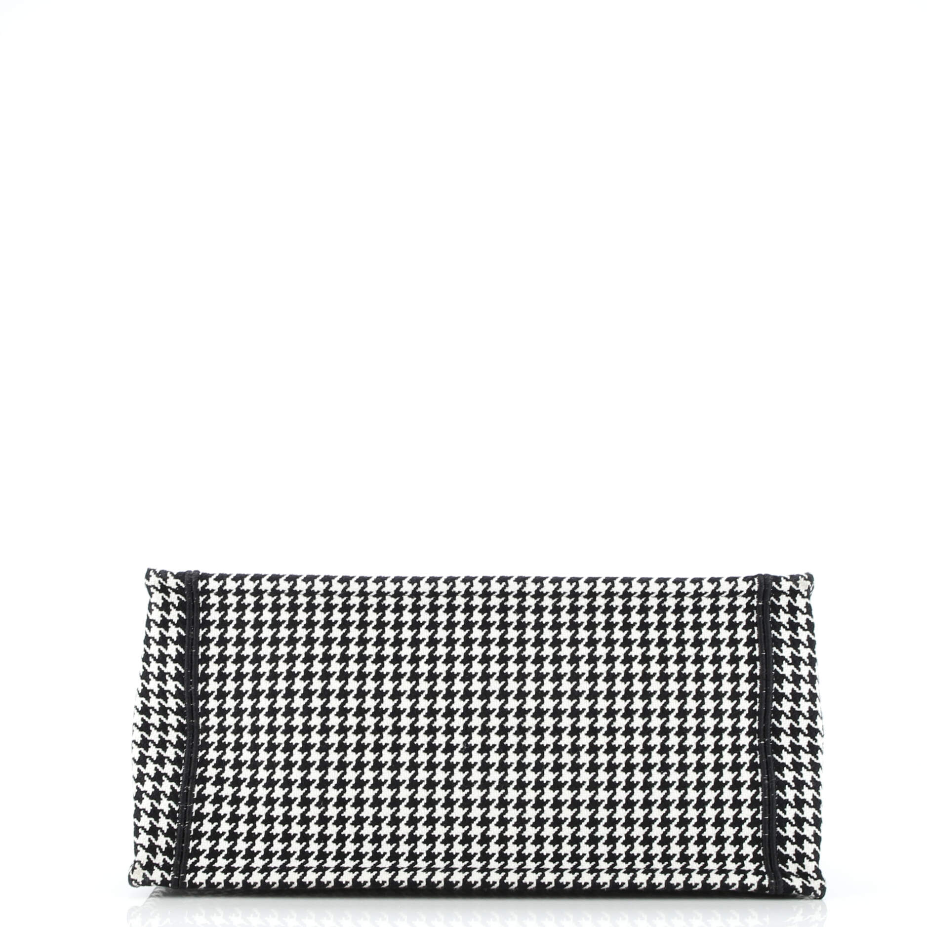 Book Tote Houndstooth Canvas Medium