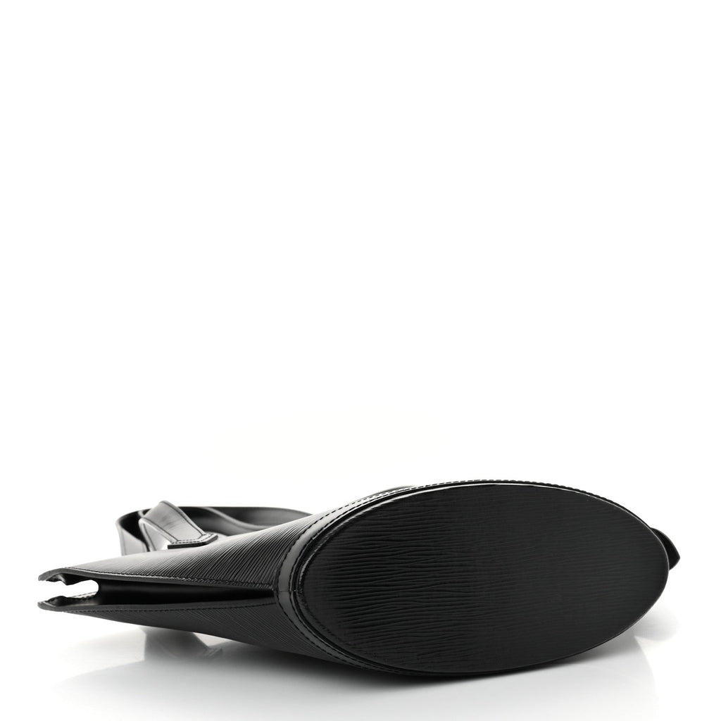 Epi Saint Jacques PM Long Straps Black