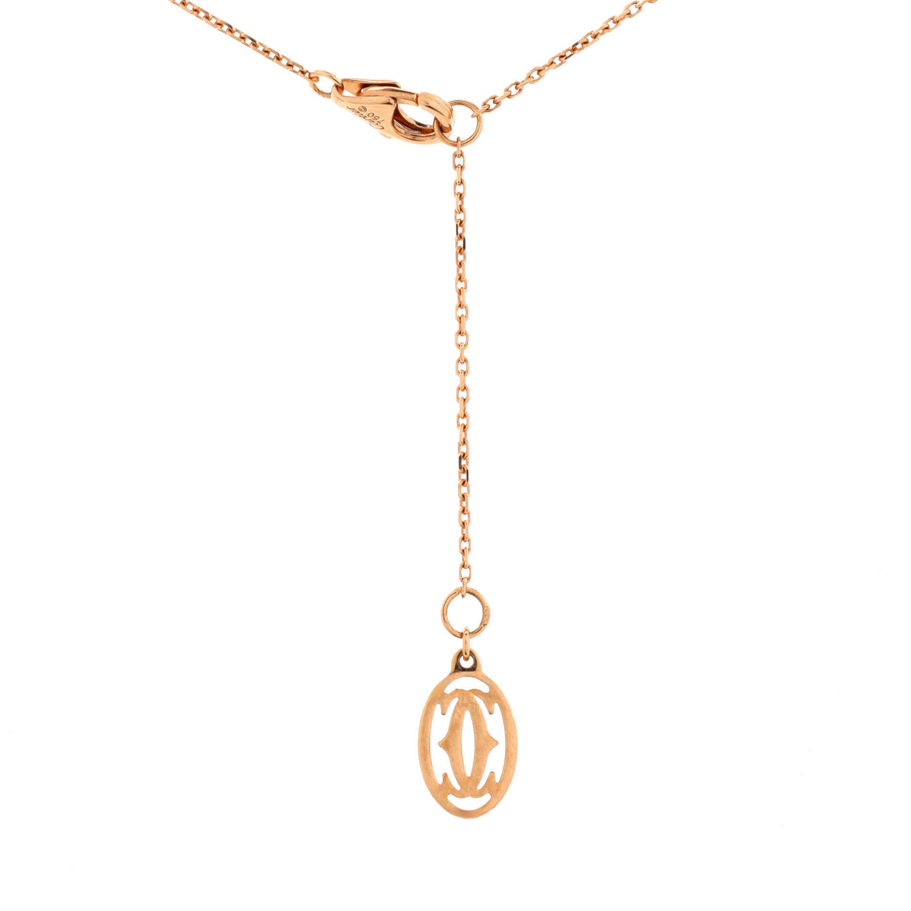 Cross Pendant Necklace 18K Rose Gold with Diamonds