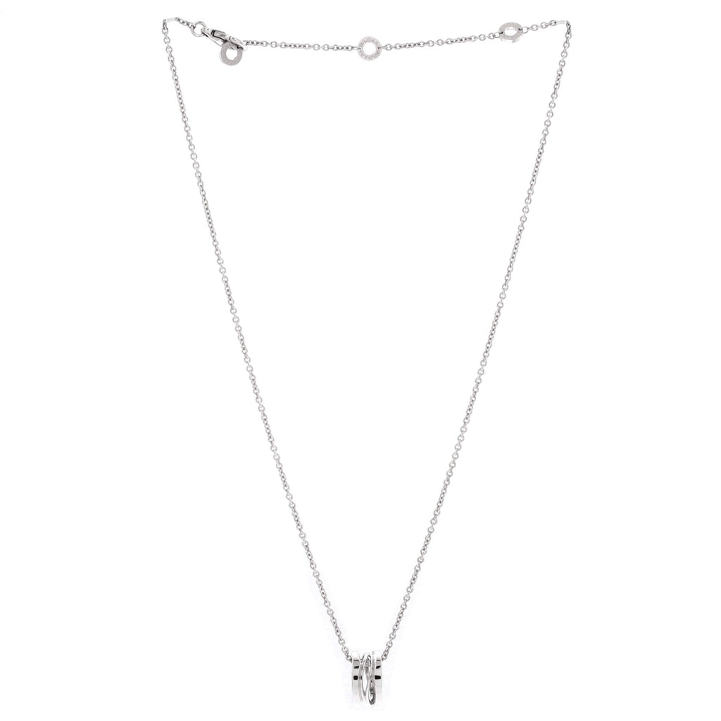 B.Zero1 Design Legend Zaha Hadid Pendant Necklace 18K White Gold