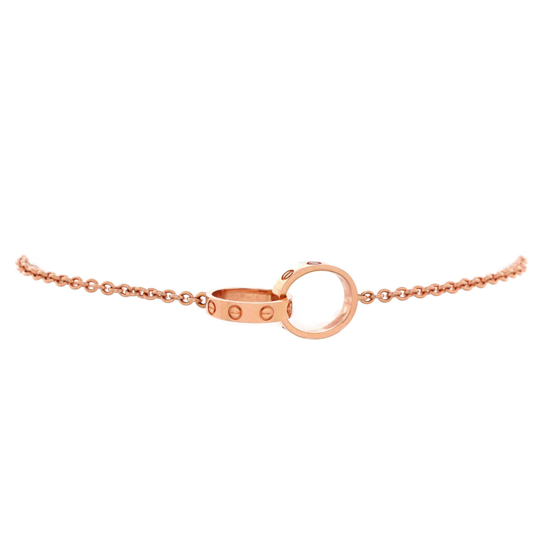 Love Interlocking Bracelet 18K Rose Gold