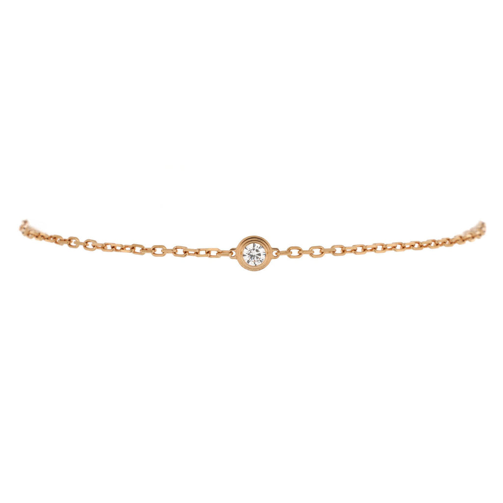 D'Amour Bracelet 18K Rose Gold and Diamond Small