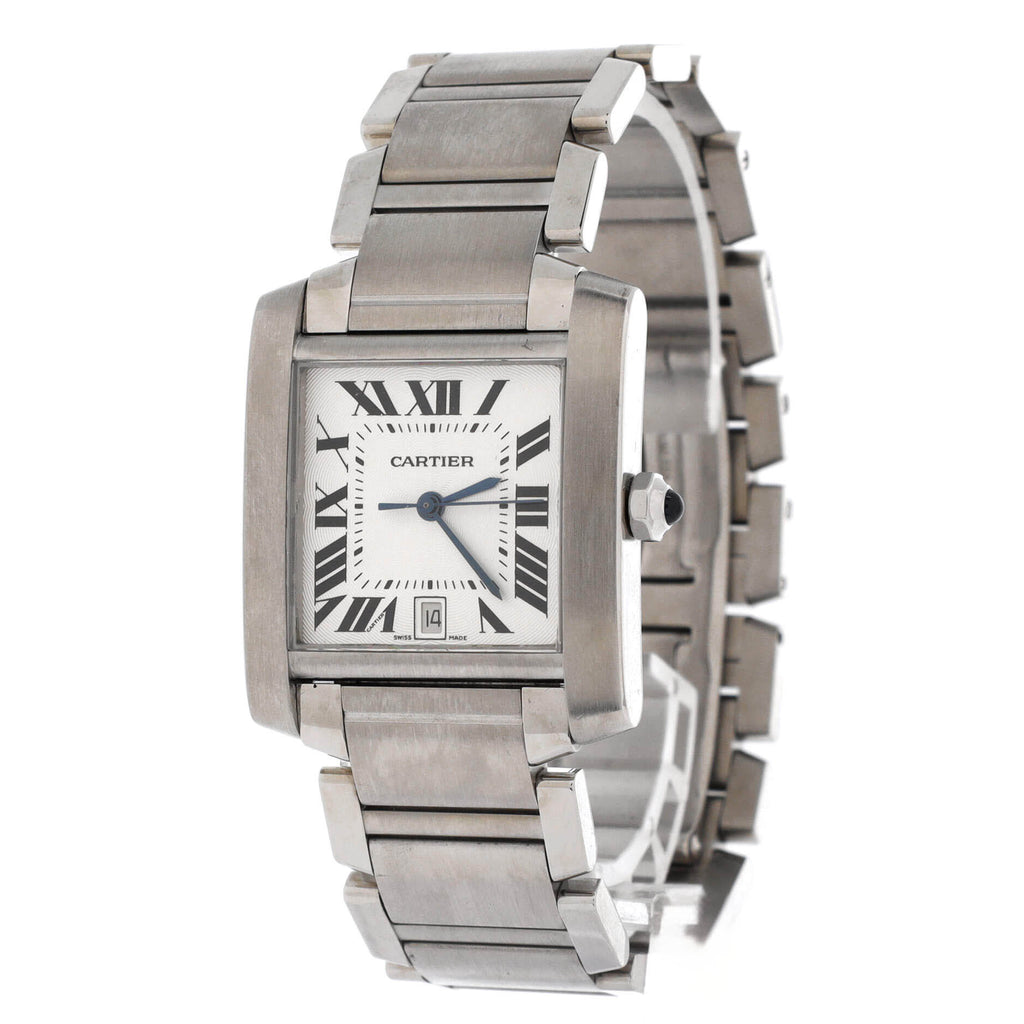 Tank Francaise Automatic Watch Stainless Steel 28