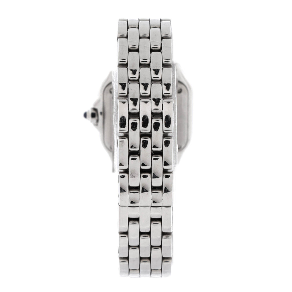 Panthere de Cartier Quartz Watch Stainless Steel with Diamond Bezel 22