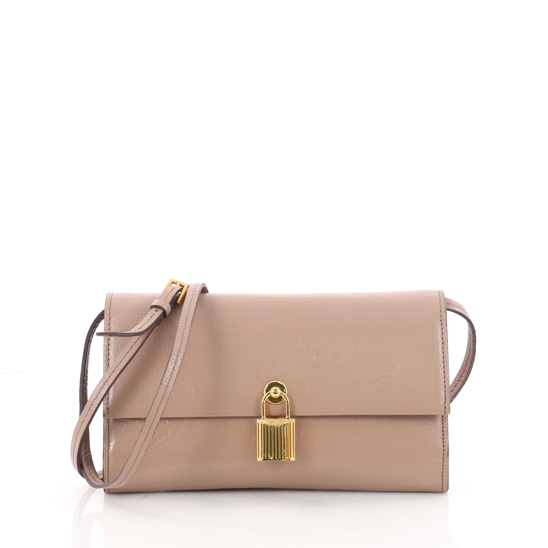 Padlock Flap Bag Leather Mini