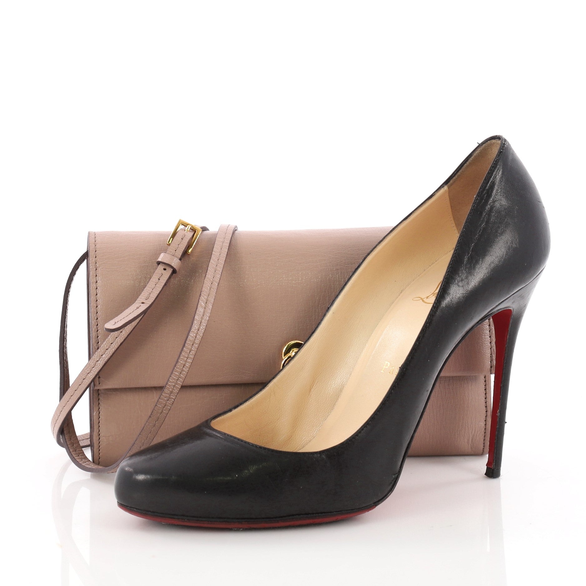 Padlock Flap Bag Leather Mini