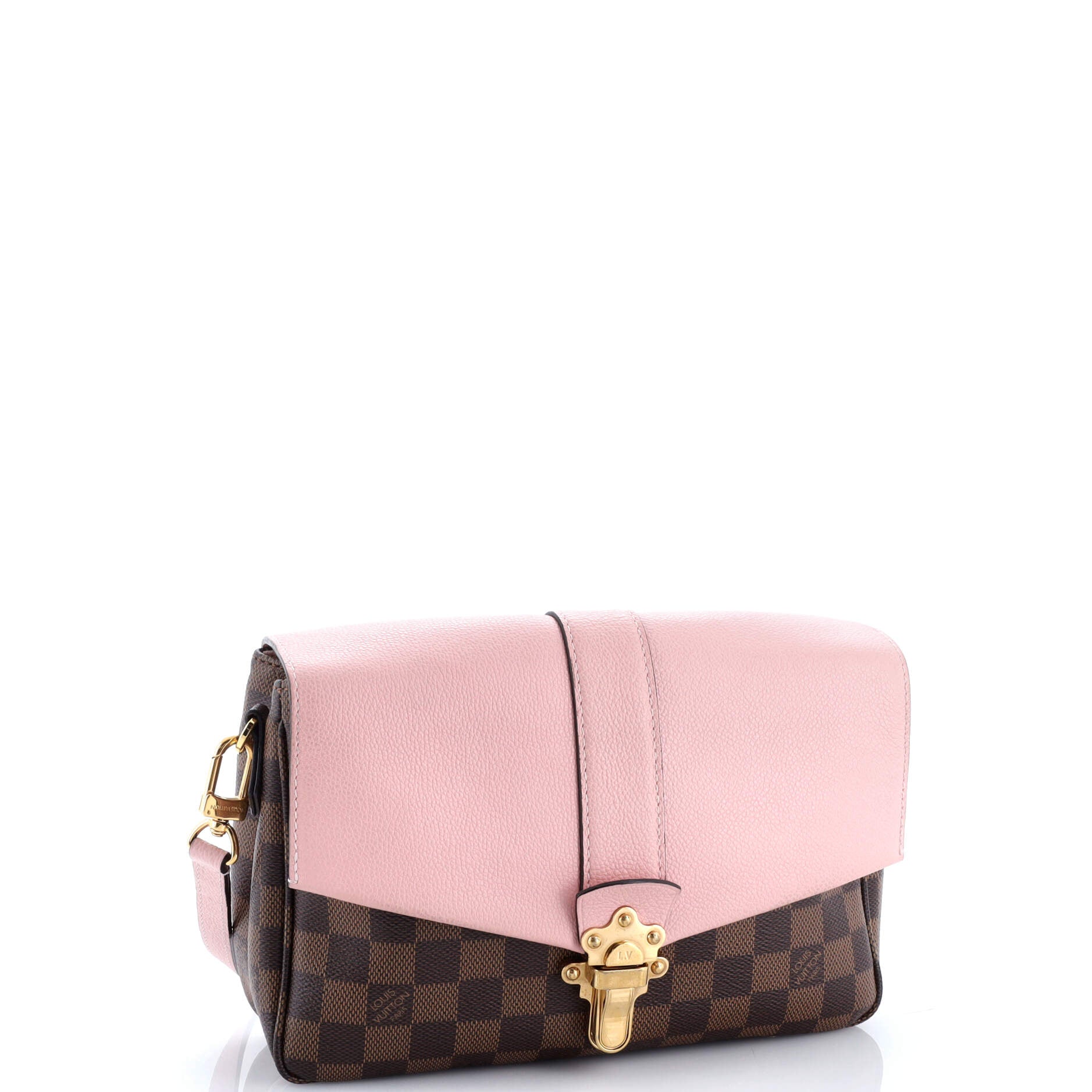 Clapton Handbag Damier and Leather PM