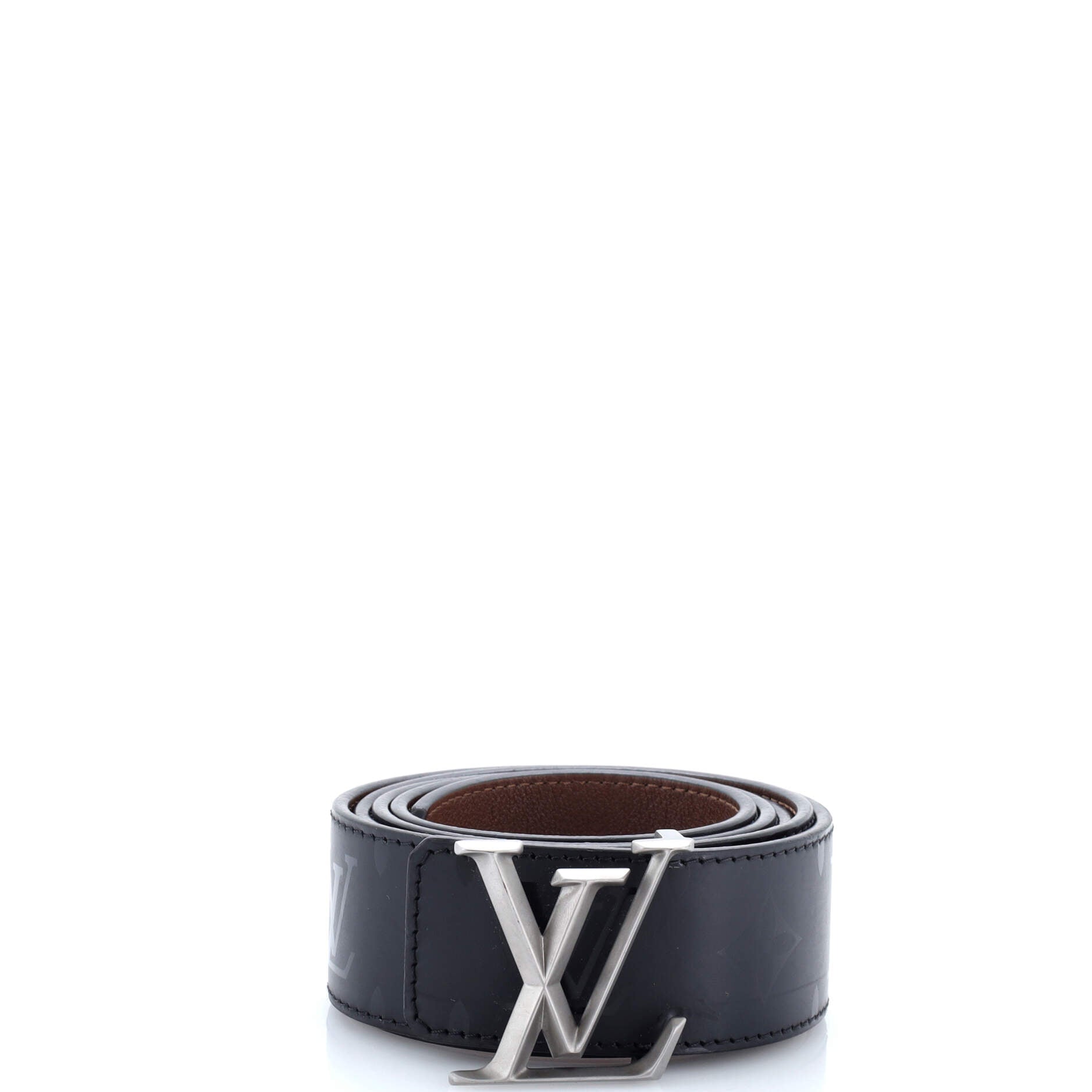 LV Pyramide Reversible Belt Limited Edition Monogram Illusion Leather Wide
