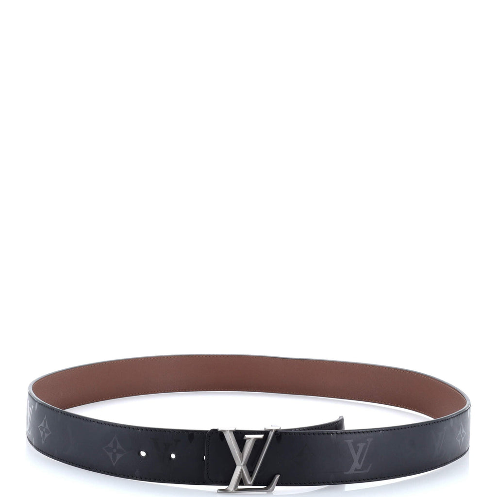LV Pyramide Reversible Belt Limited Edition Monogram Illusion Leather Wide