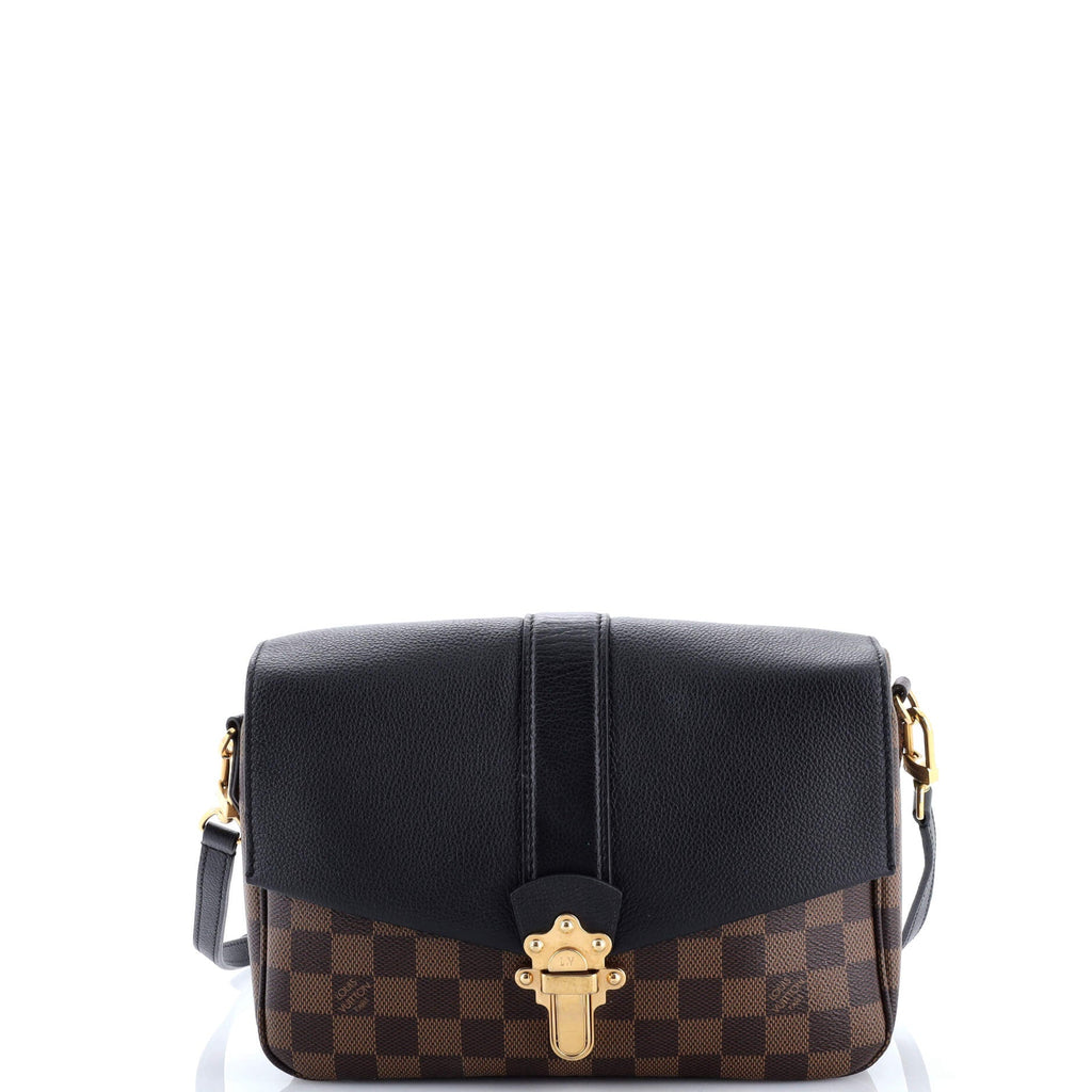 Clapton Handbag Damier and Leather PM