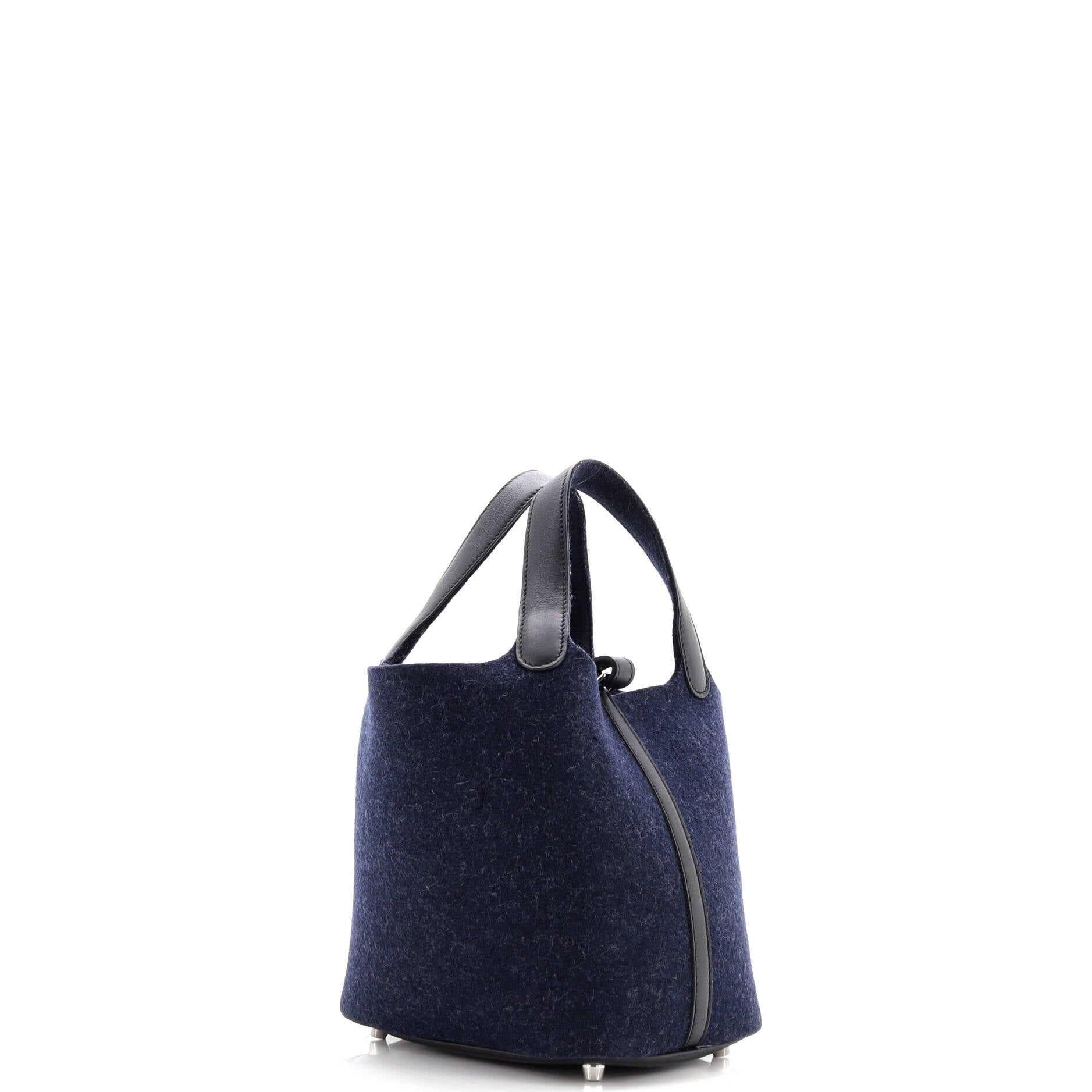 Picotin Lock Bag Felt with Leather PM