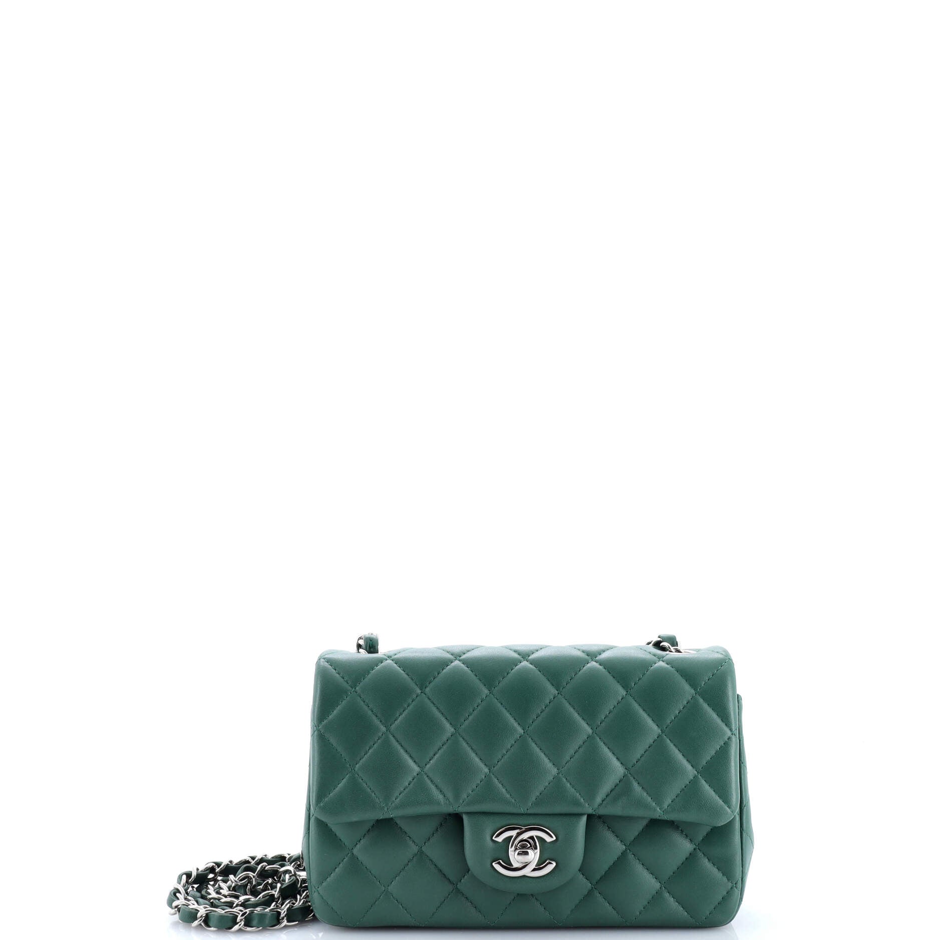 Classic Single Flap Bag Quilted Lambskin Mini