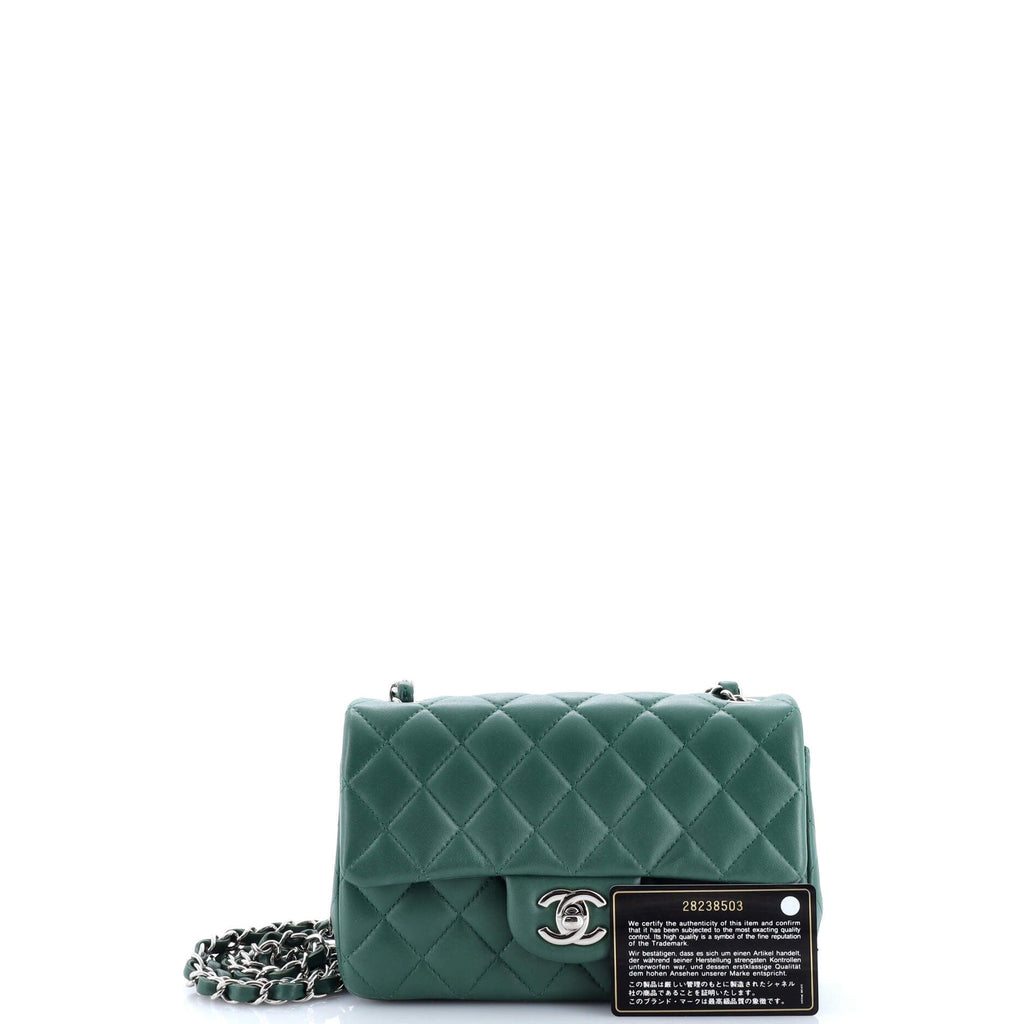 Classic Single Flap Bag Quilted Lambskin Mini