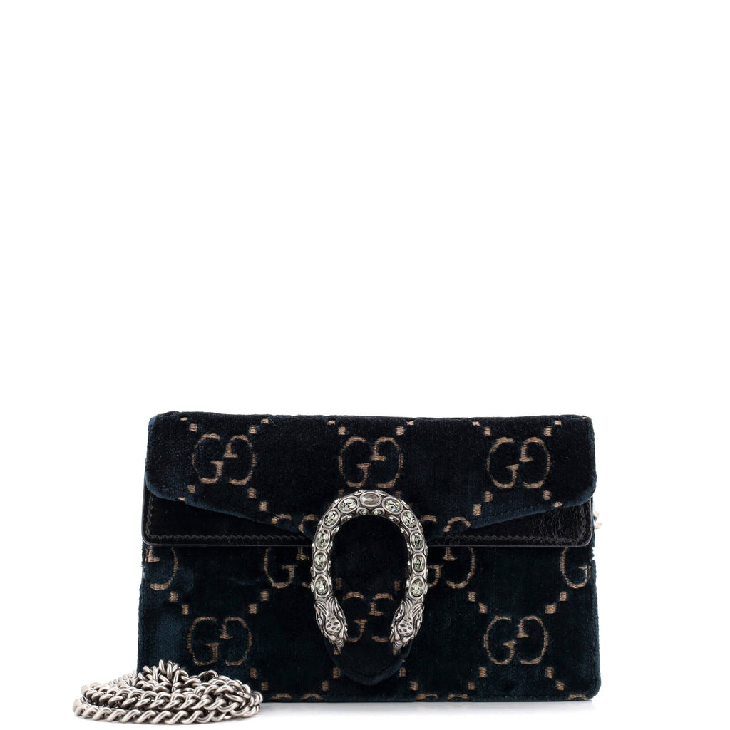 Dionysus Bag GG Velvet Super Mini