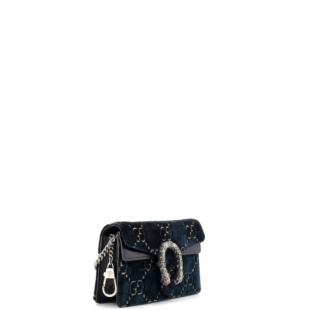 Dionysus Bag GG Velvet Super Mini