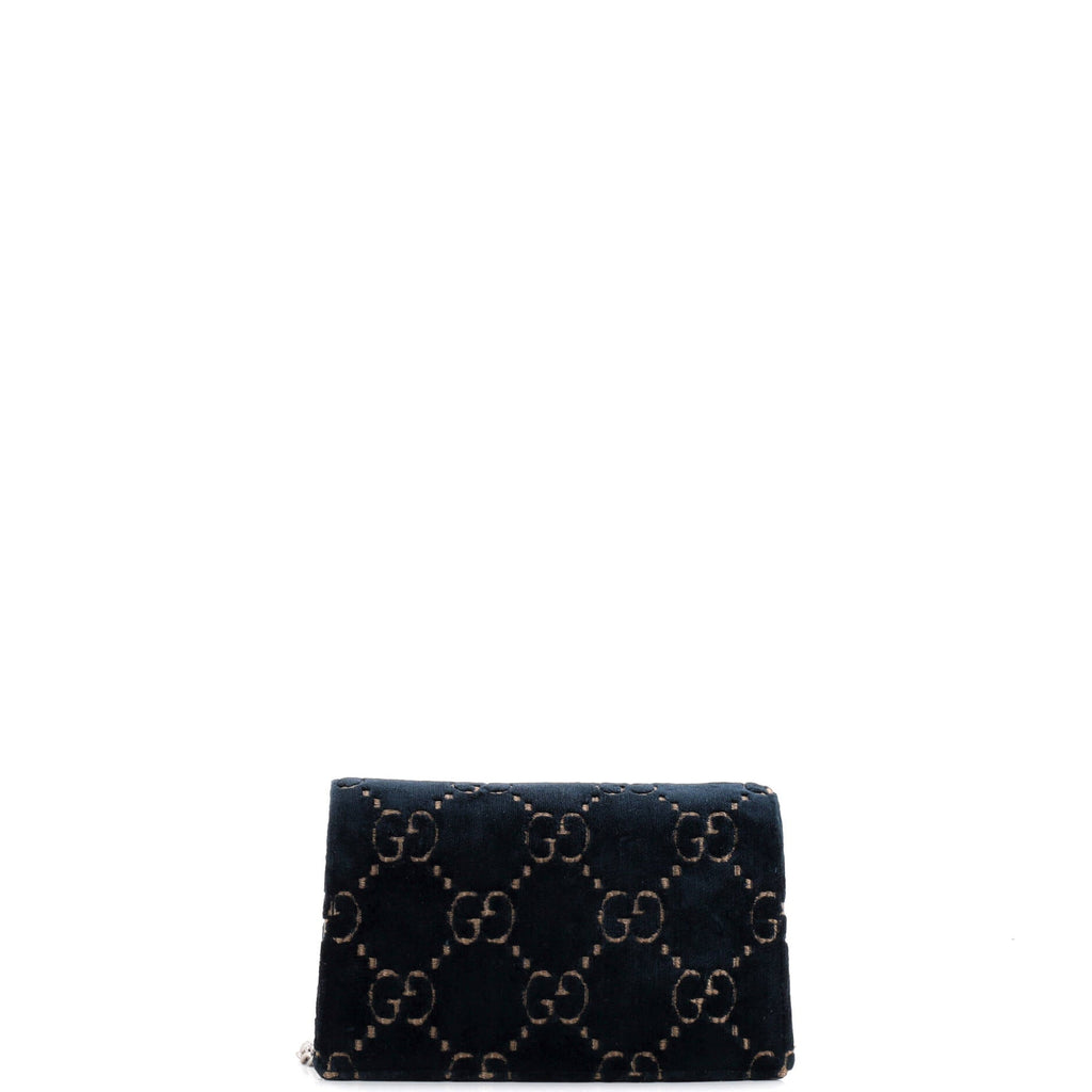 Dionysus Bag GG Velvet Super Mini