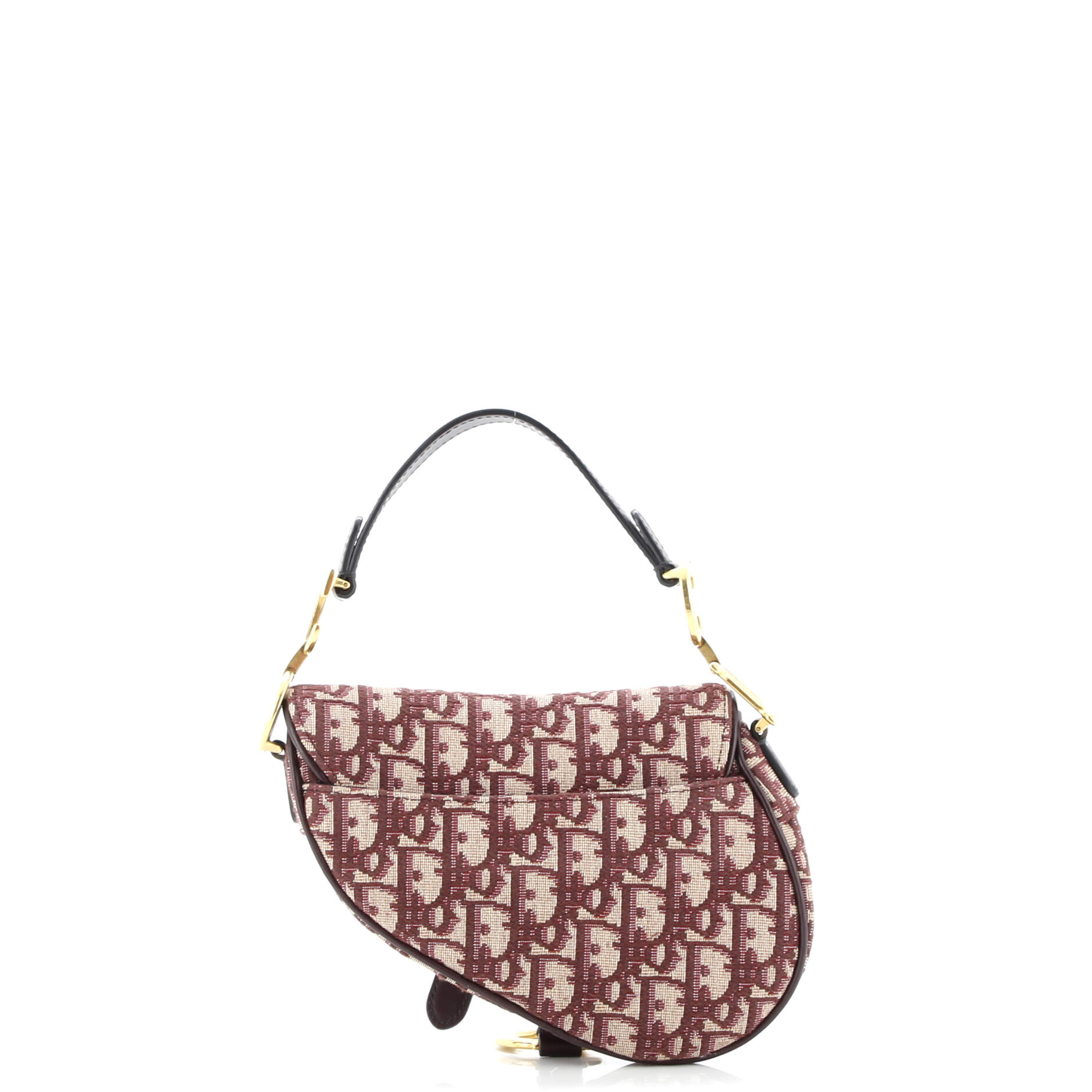 Saddle Handbag Oblique Canvas Mini