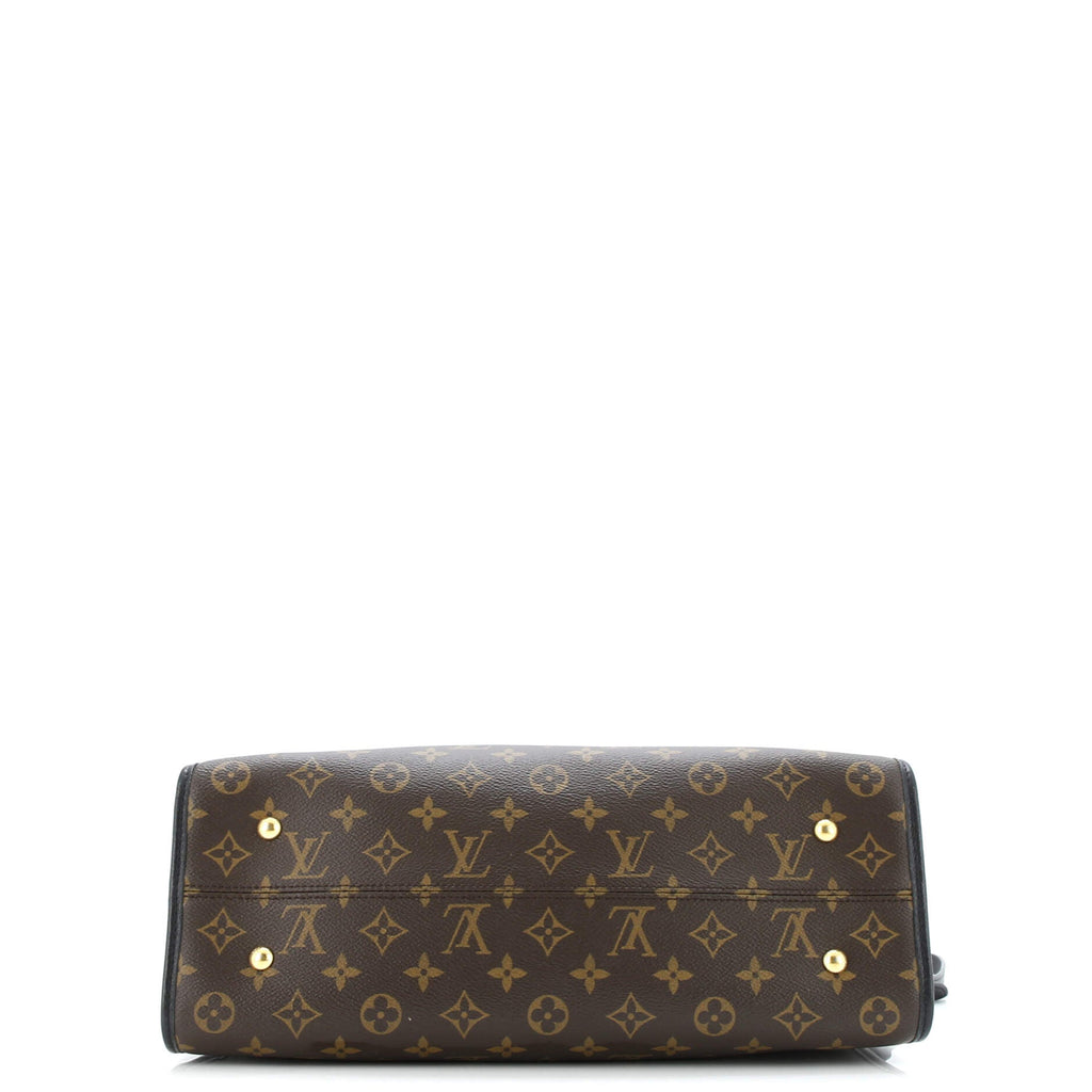 Popincourt NM Handbag Monogram Canvas with Leather MM