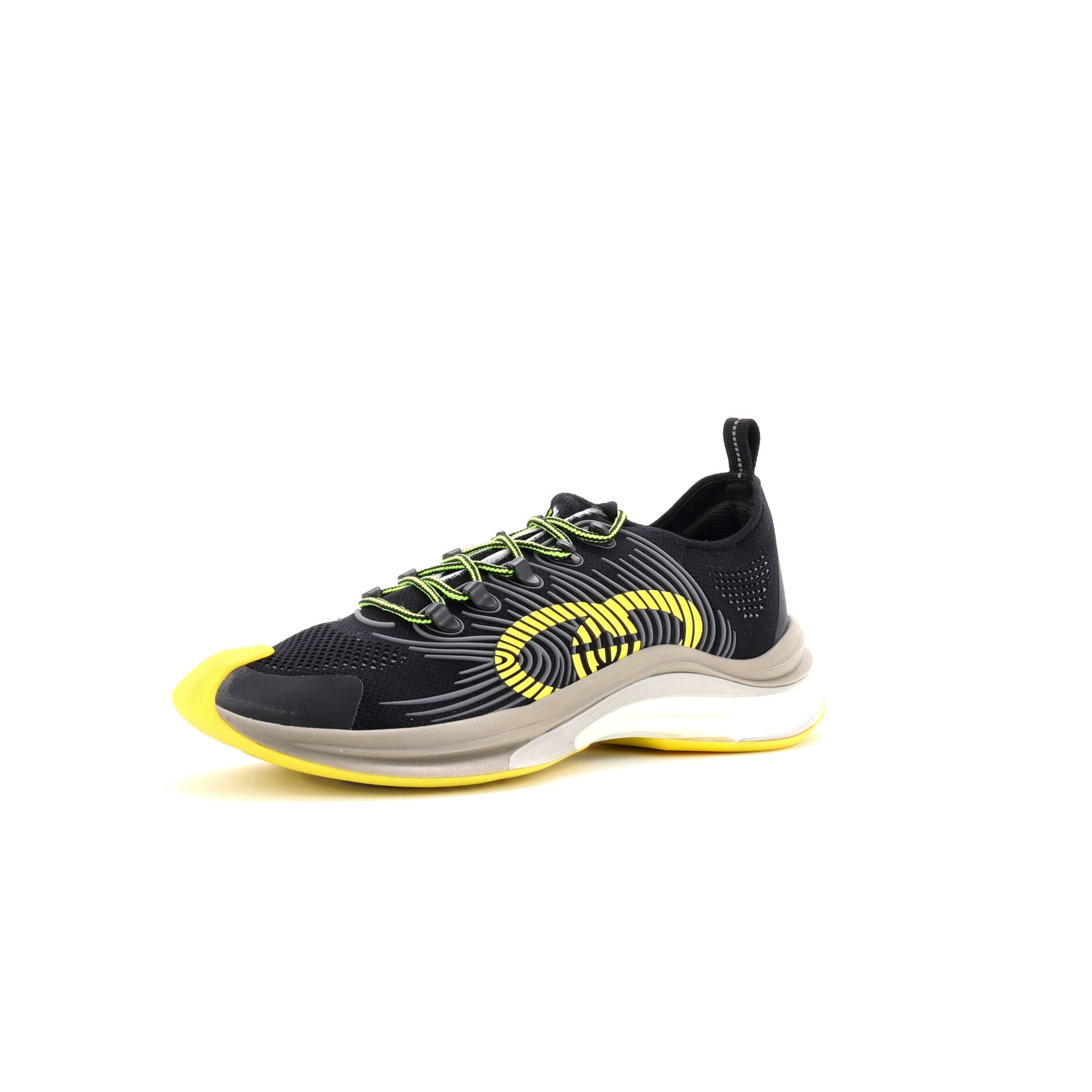Men's Run Sneakers Embroidered Technical Fabric