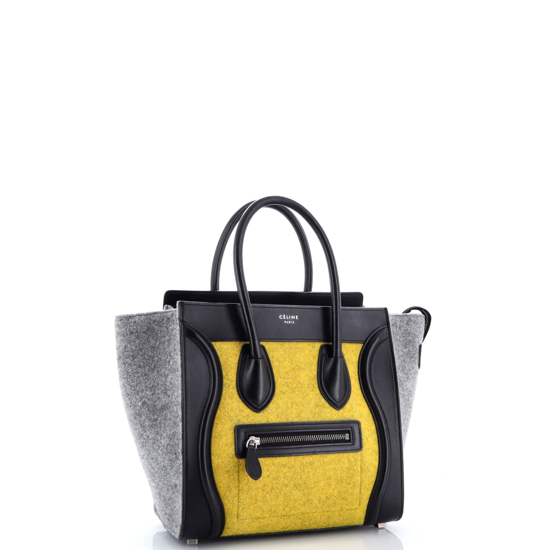 Tricolor Luggage Bag Felt Micro