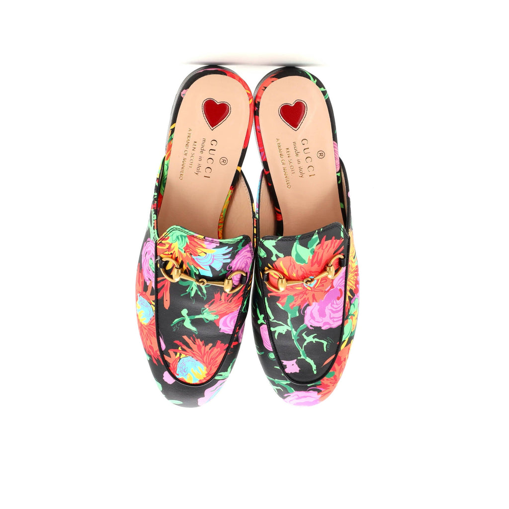 Women's Princetown Mules Printed Leather