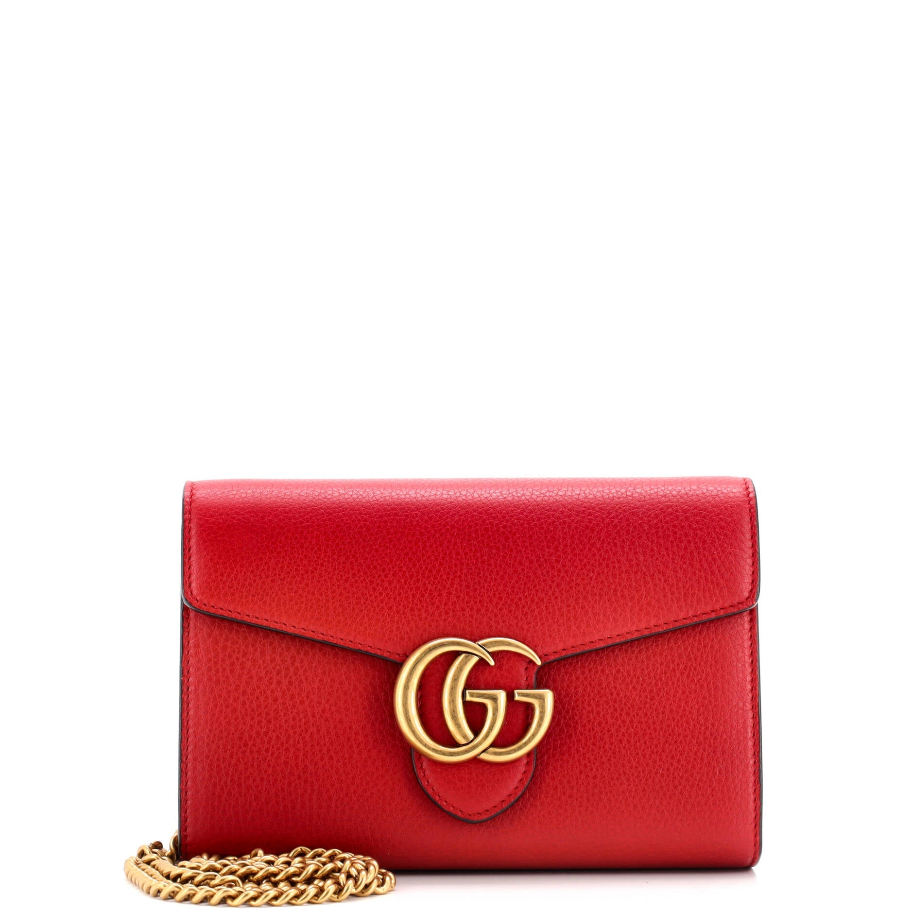 GG Marmont Chain Wallet Leather Mini