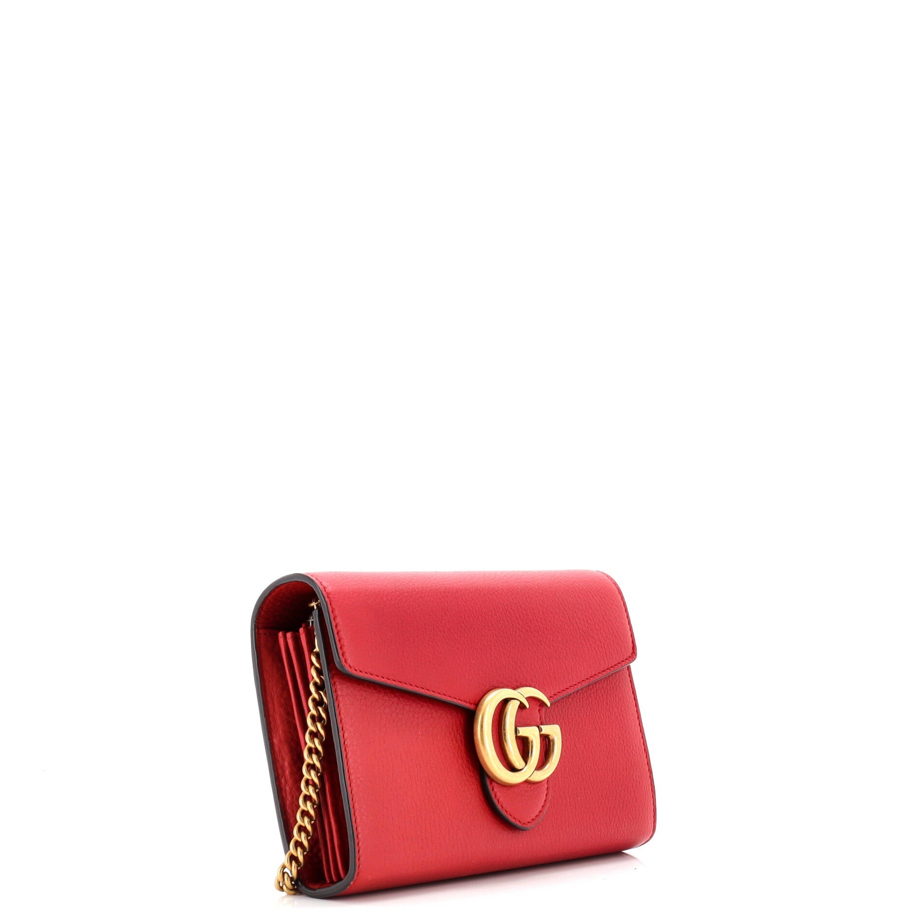 GG Marmont Chain Wallet Leather Mini