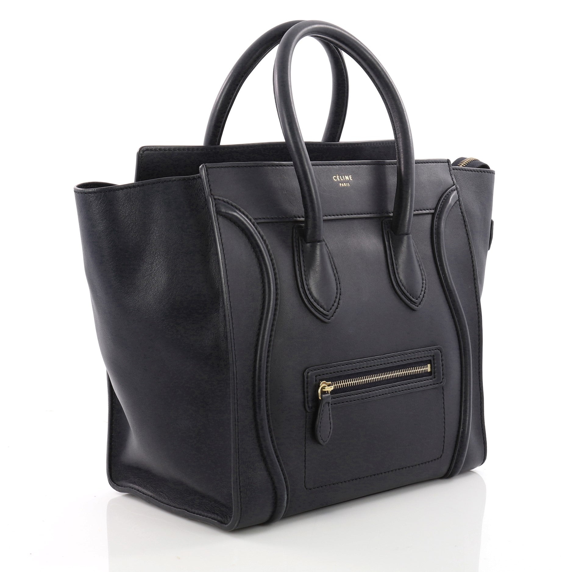 Luggage Handbag Smooth Leather Mini