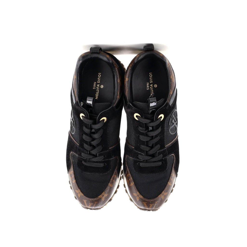 Women's Run Away Sneakers Mesh with Monogram Canvas and Suede