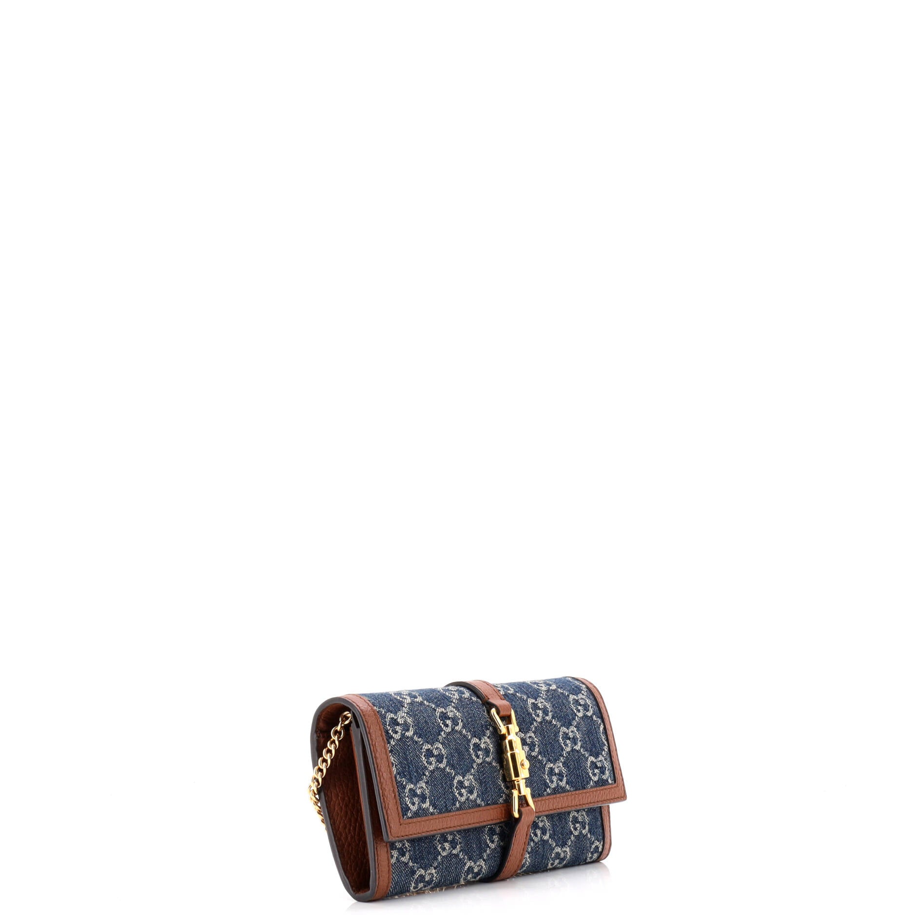 Jackie 1961 Continental Chain Wallet GG Denim