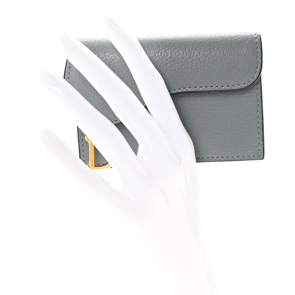 Goatskin Saddle  Holder Sky Blue