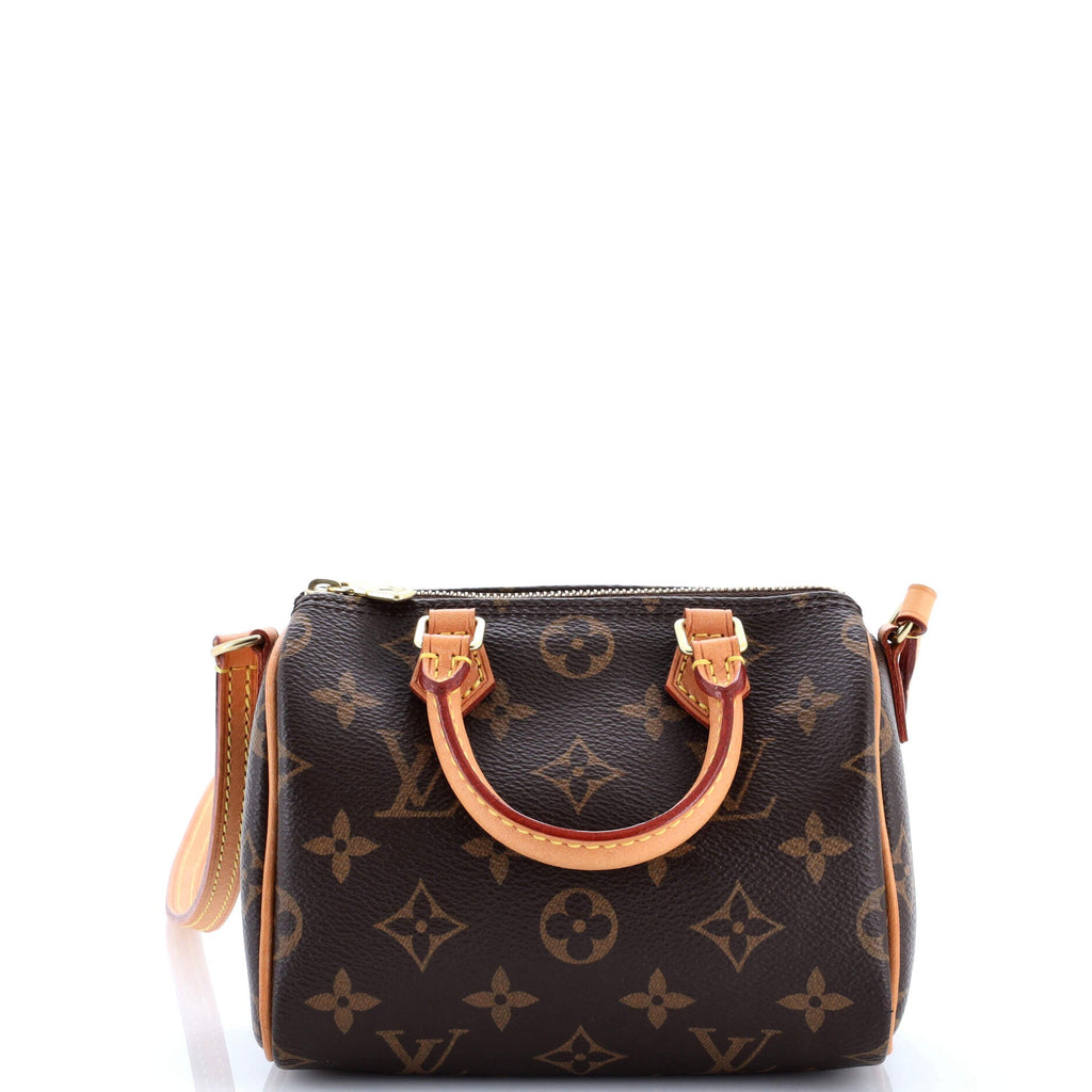 Speedy Bandouliere Bag Monogram Canvas Nano