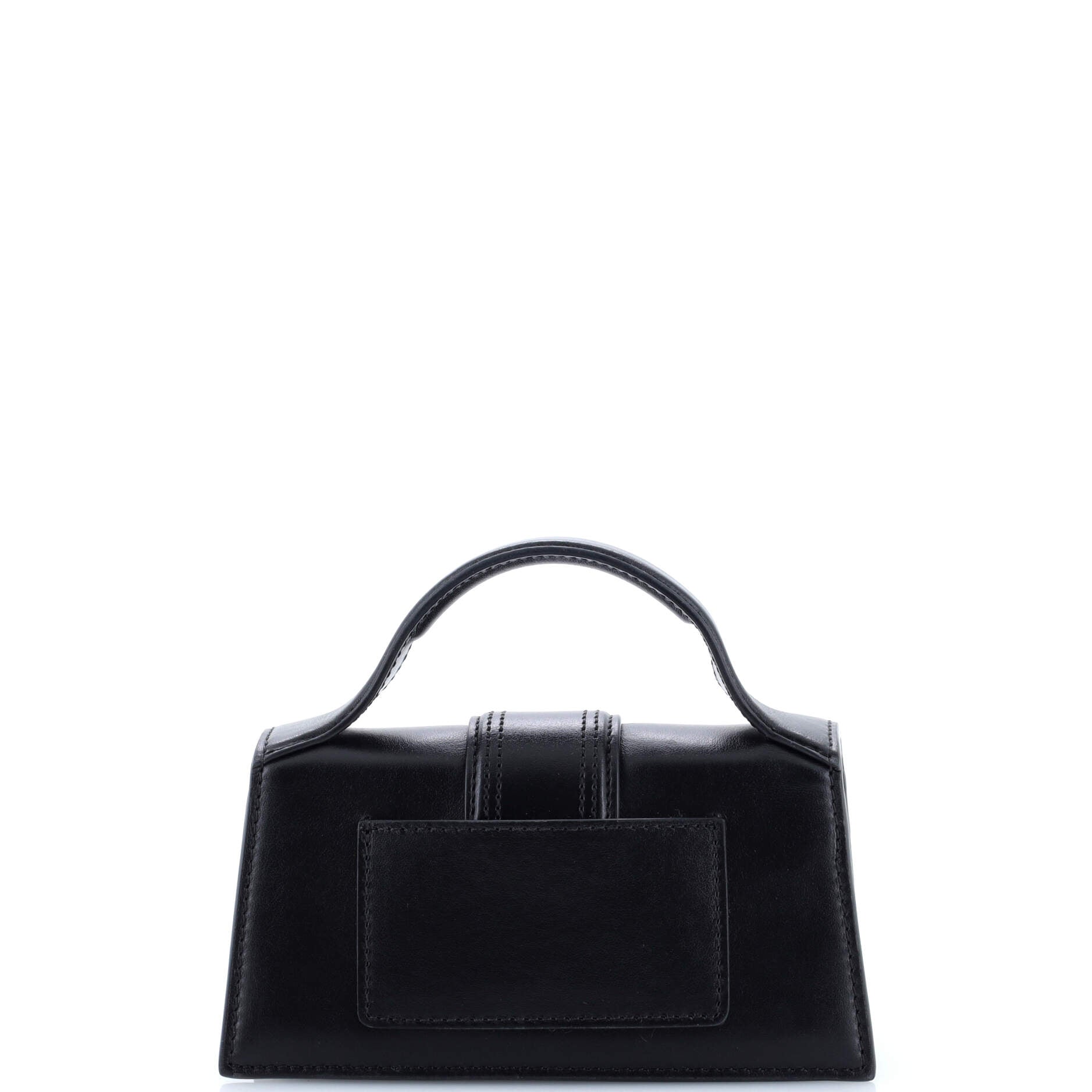 Le Bambino Top Handle Flap Bag Leather