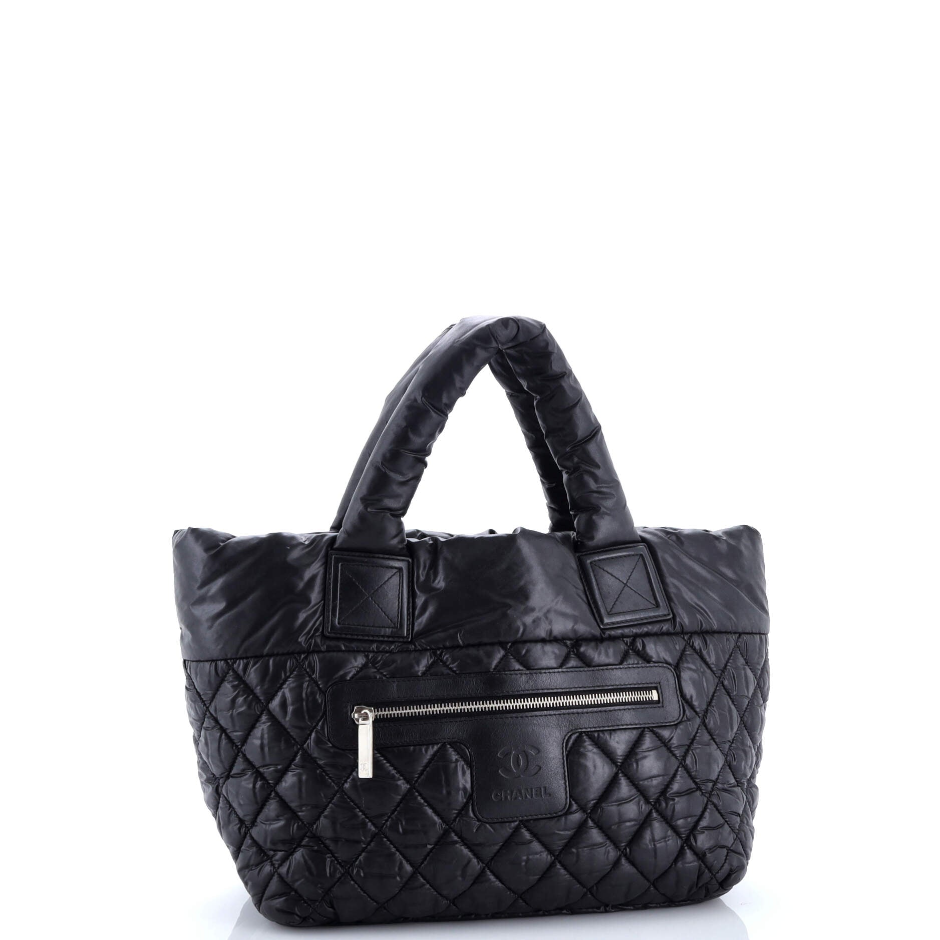 Coco Cocoon Reversible Tote Quilted Nylon Small