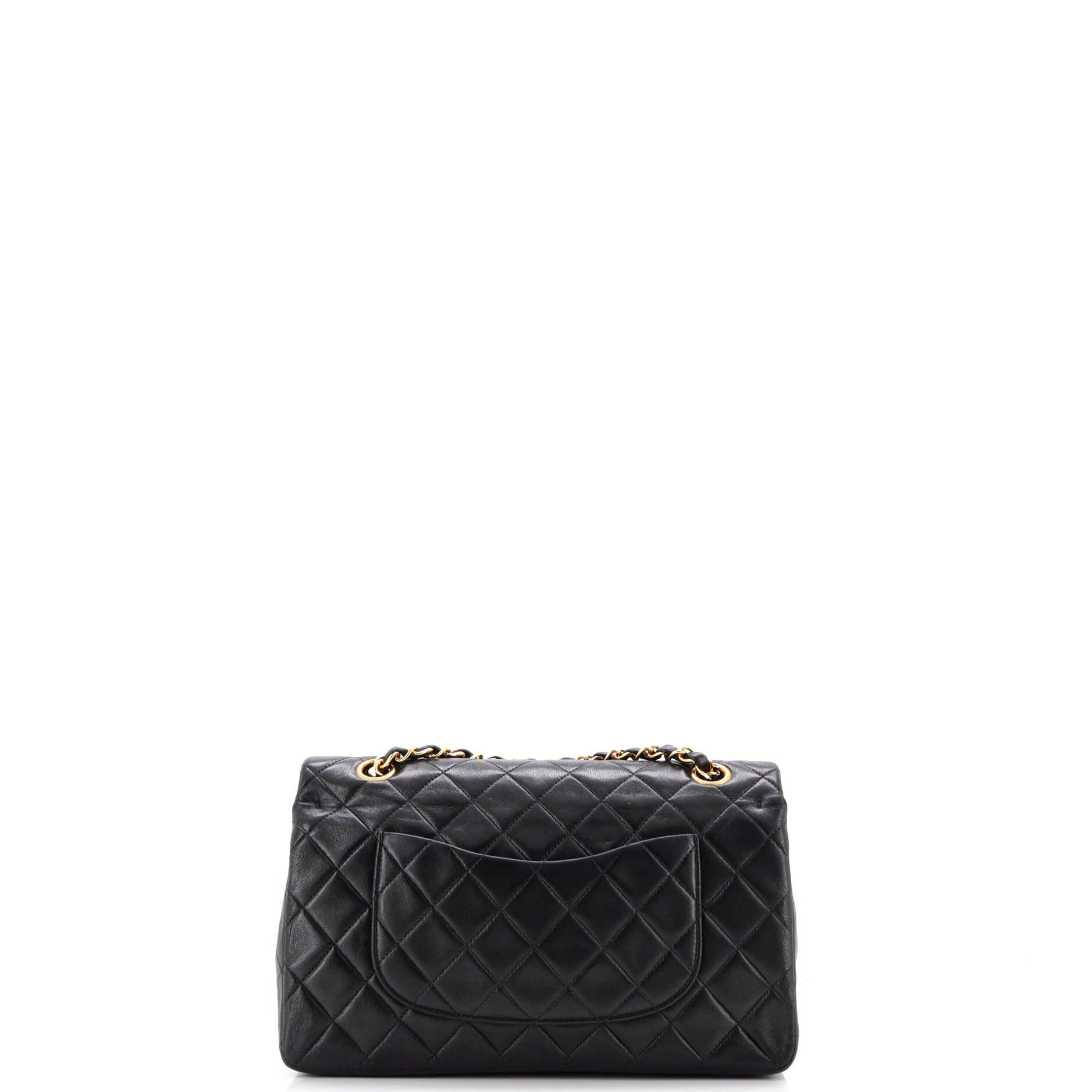 Vintage Classic Double Flap Bag Quilted Lambskin Medium