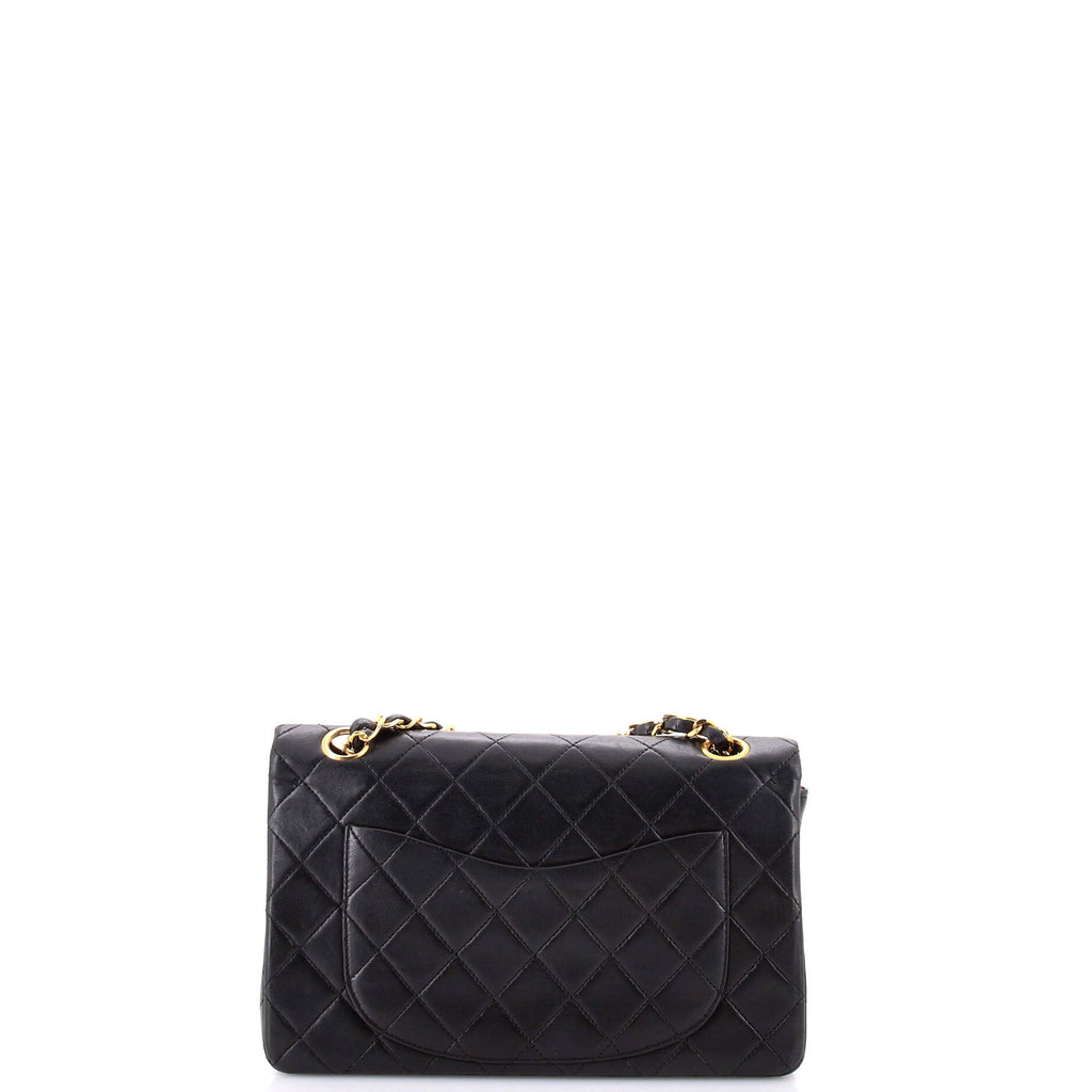 Vintage Classic Double Flap Bag Quilted Lambskin Small