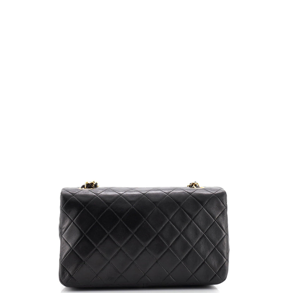 Vintage Full Flap Bag Quilted Lambskin Medium