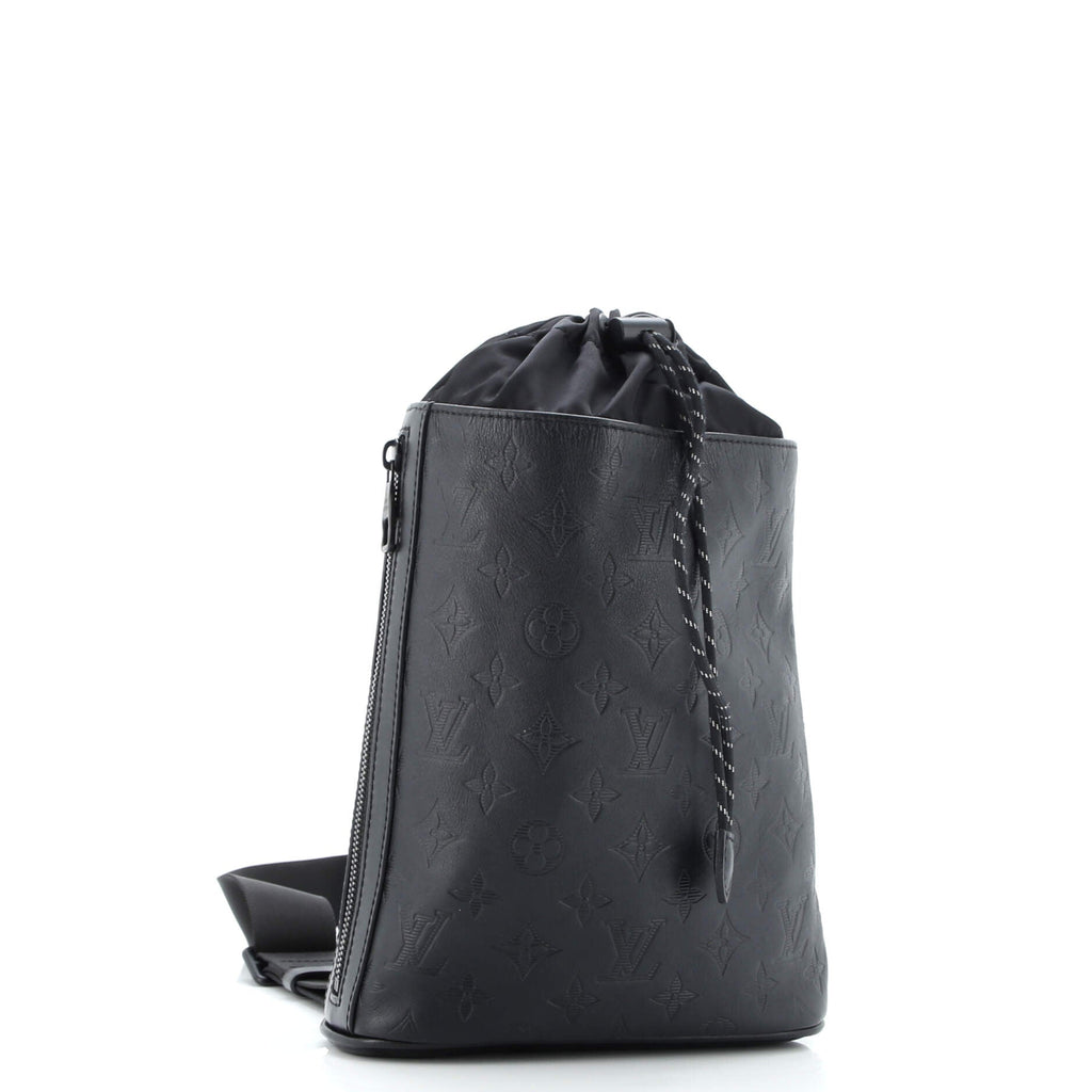 Chalk Sling Bag Monogram Shadow Leather
