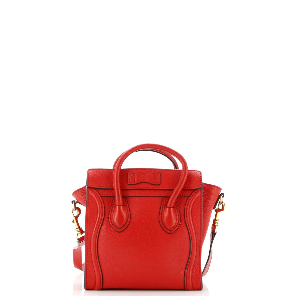 Luggage Bag Grainy Leather Nano