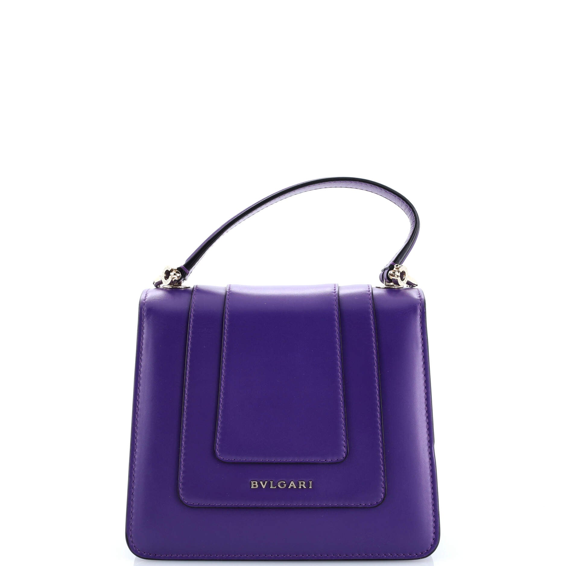 Serpenti Forever Top Handle Bag Leather Small