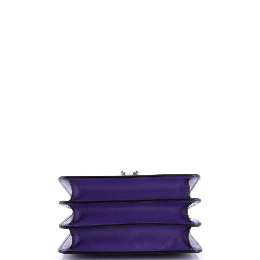 Serpenti Forever Top Handle Bag Leather Small