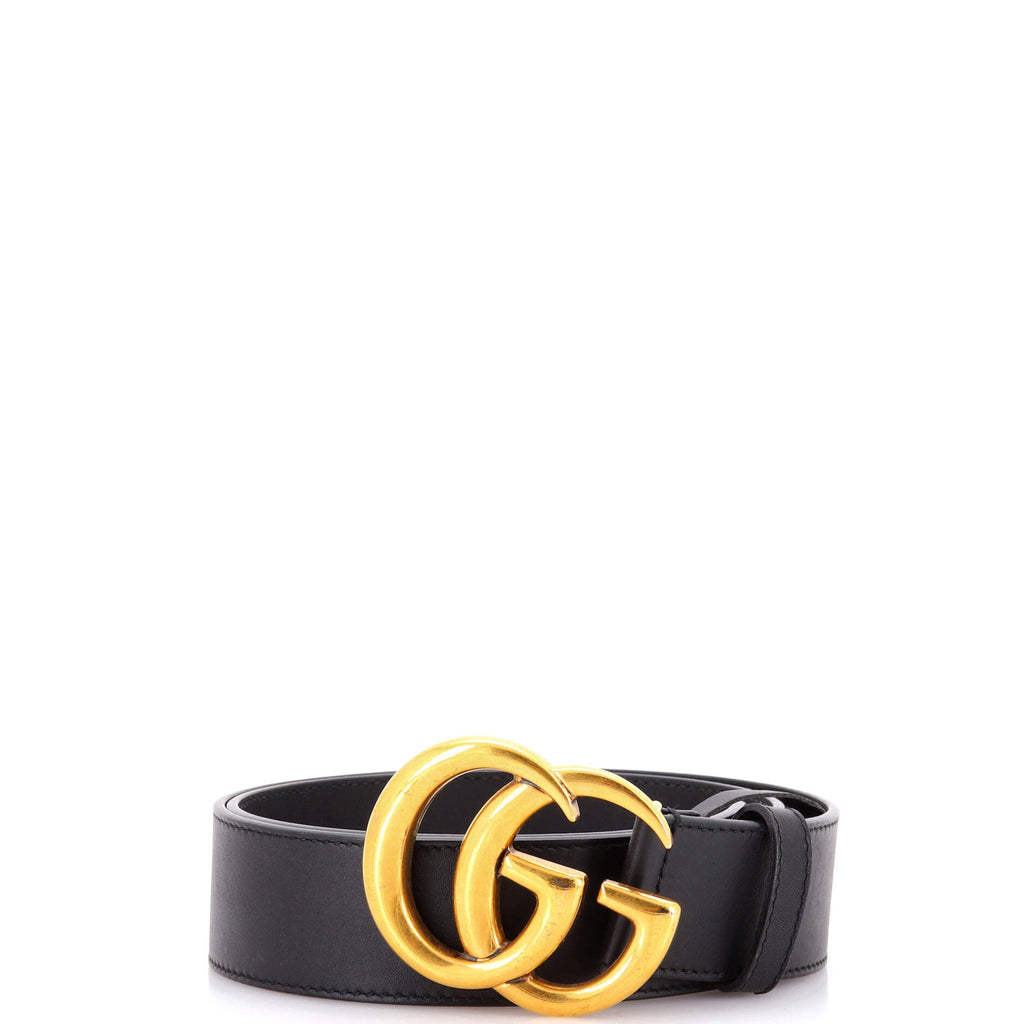 GG Marmont Belt Leather Wide 80