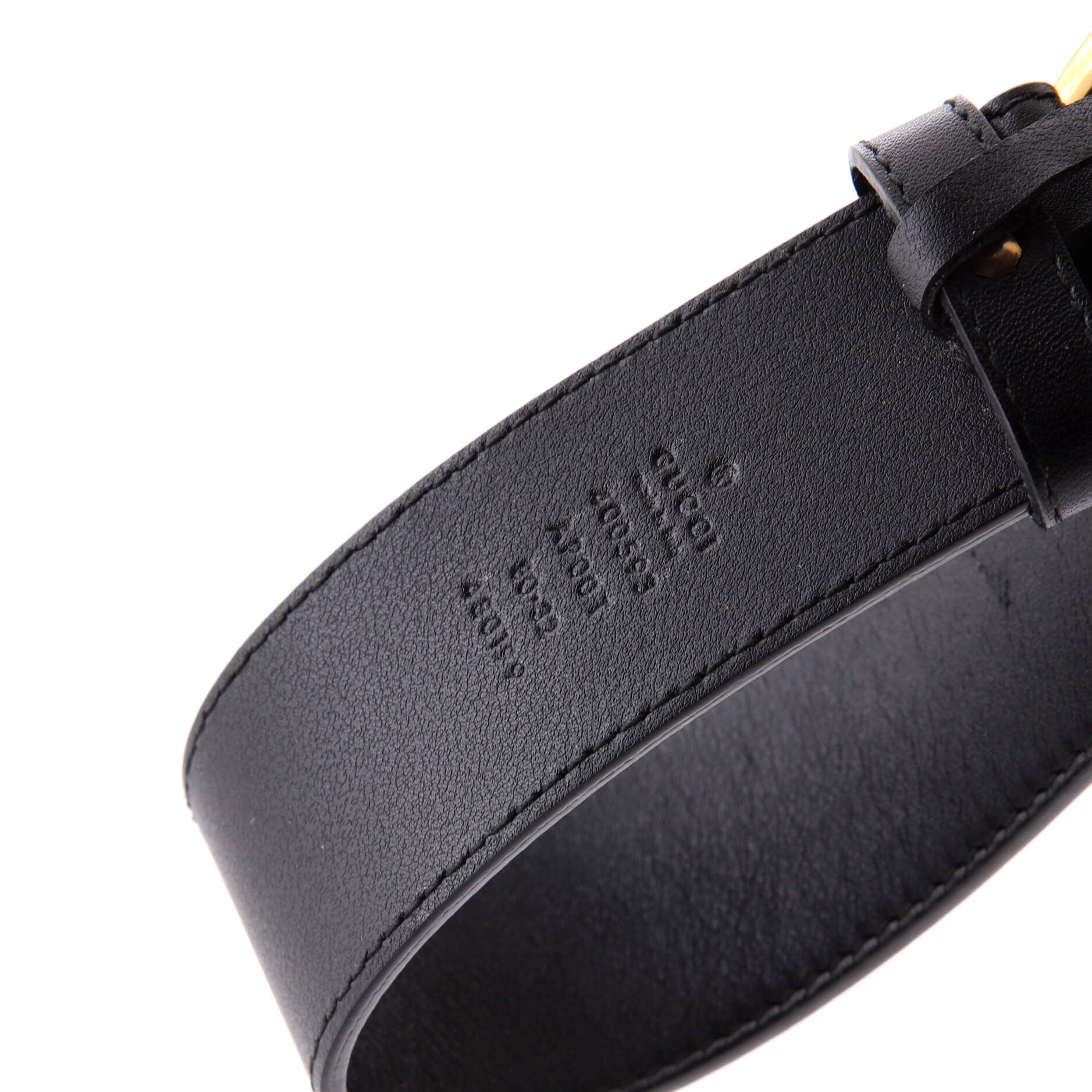 GG Marmont Belt Leather Wide 80