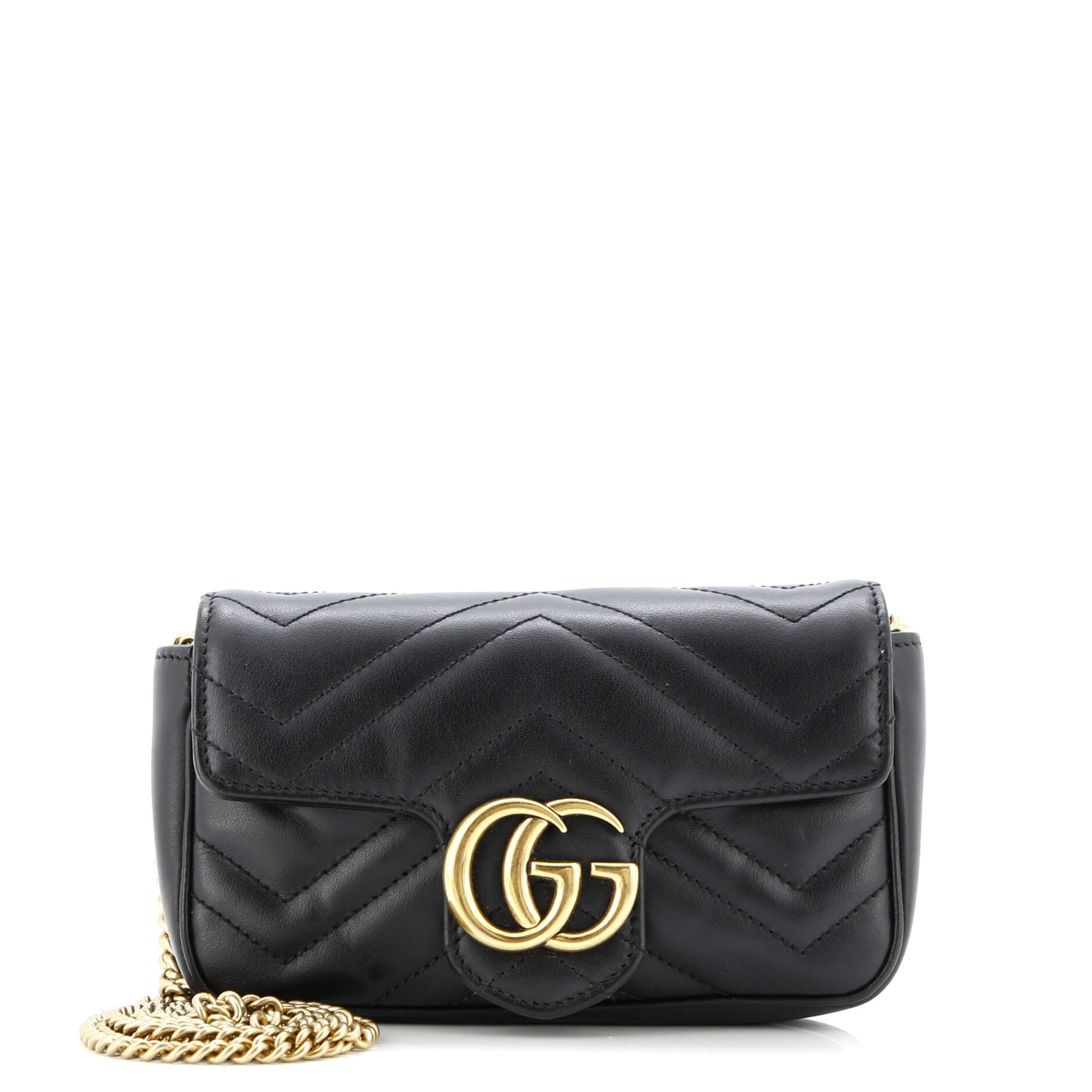 GG Marmont Flap Bag Matelasse Leather Super Mini